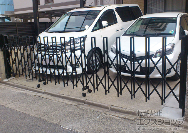 愛知県名古屋市ののカーゲート トリップゲート PB型 ノンレール 片開き 49S 施工例