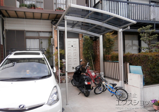 愛知県名古屋市ののサイクルポート・駐輪場 レイナポートグランミニ 積雪〜20cm対応 施工例