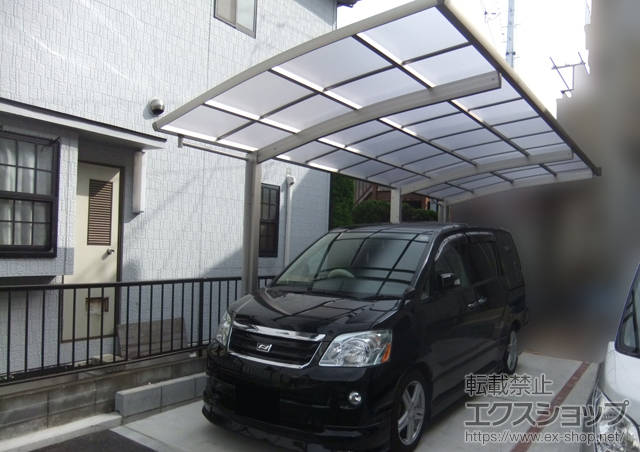 埼玉県春日部市ののカーポート レイナポートグラン 延長　積雪〜20cm対応 施工例