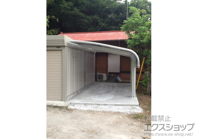 神奈川県平塚市のLIXIL リクシル（トステム）のカーポート テールポートシグマIII 積雪〜30cm対応 施工例