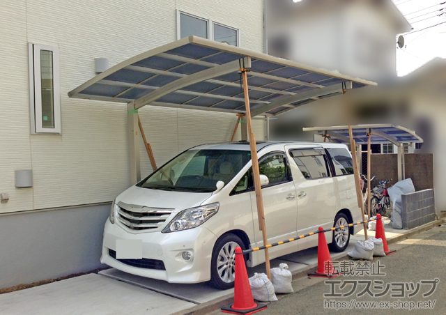 東京都世田谷区ののカーポート レイナポートグラン　積雪〜20cm対応 施工例