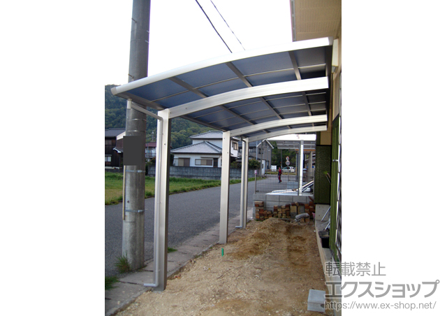 兵庫県赤穂市ののカーポート レイナポートグラン 延長　積雪〜20cm対応 施工例