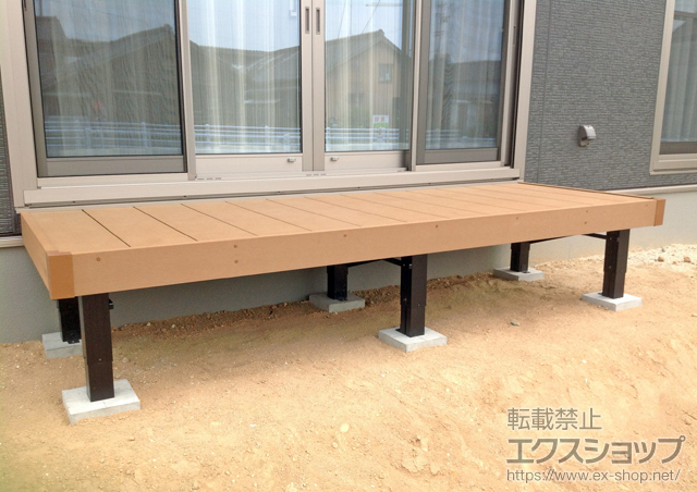 愛知県知多郡東浦町ののウッドデッキ リウッドデッキ 200 施工例