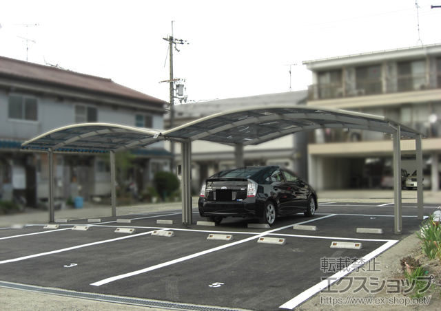 大阪府交野市ののカーポート プレシオスポート ワイド 積雪〜20cm対応 施工例