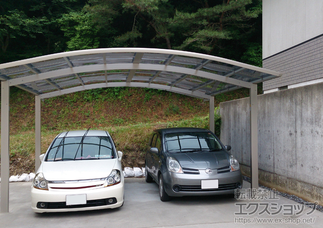 宮城県石巻市ののカーポート レイナツインポートグラン　積雪〜20cm対応 施工例