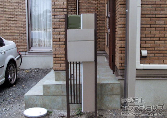 静岡県静岡市のの機能門柱・ポスト ファンクションユニット ウィルモダン 施工例