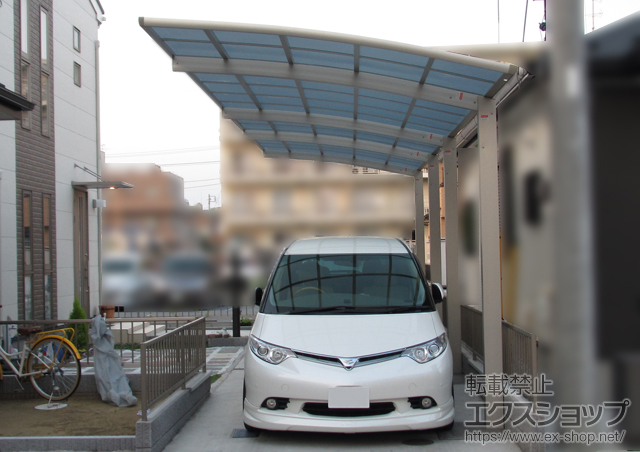 千葉県市原市ののカーポート レイナポートグラン 縦連棟　積雪〜20cm対応 施工例