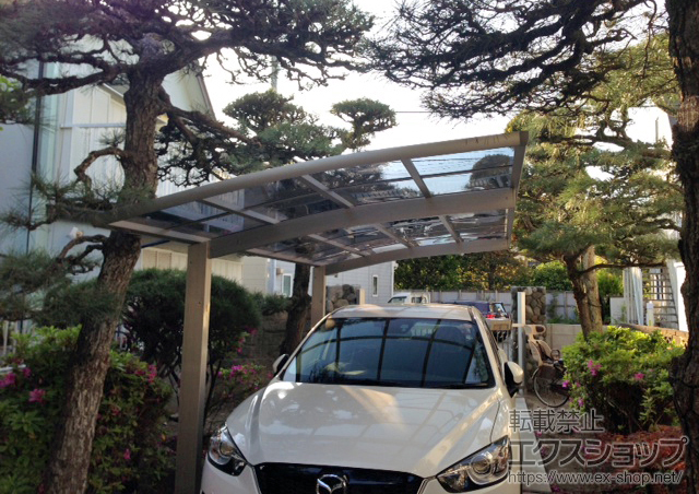 神奈川県鎌倉市ののカーポート レイナポートグラン　積雪〜20cm対応 施工例