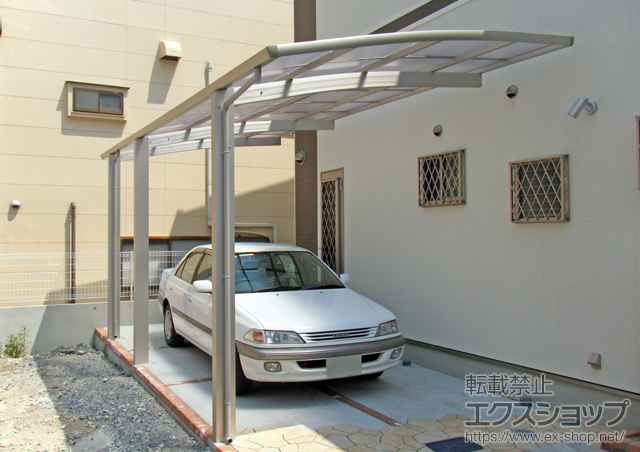 大阪府門真市ののカーポート レイナポートグラン 延長　積雪〜20cm対応 施工例