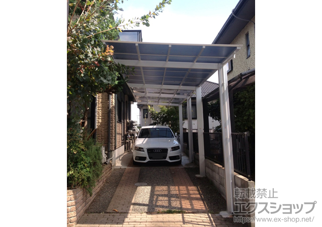 滋賀県大津市ののカーポート アーキフィット 積雪〜20cm対応 施工例