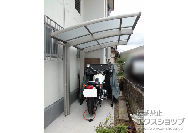 埼玉県川口市ののサイクルポート・駐輪場 プレシオスポート ミニ 施工例