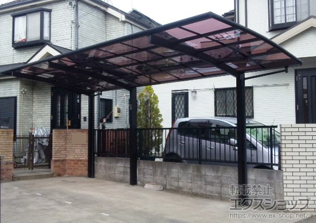 神奈川県大和市ののカーポート レイナポートグラン 延長　積雪〜20cm対応 施工例