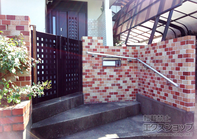 福岡県太宰府市のの手すり パルトナーUDフェンス1型 施工例