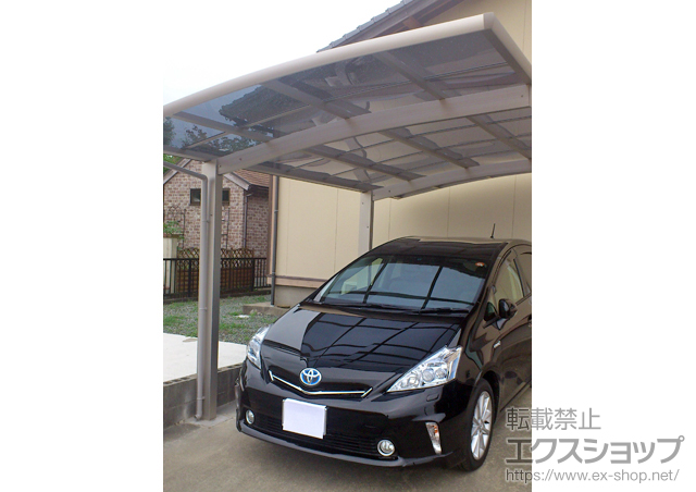 福岡県八女市ののカーポート レイナポートグラン　積雪〜20cm対応 施工例