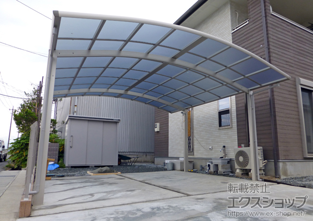 山梨県中央市ののカーポート レイナツインポートグラン　積雪〜20cm対応 施工例