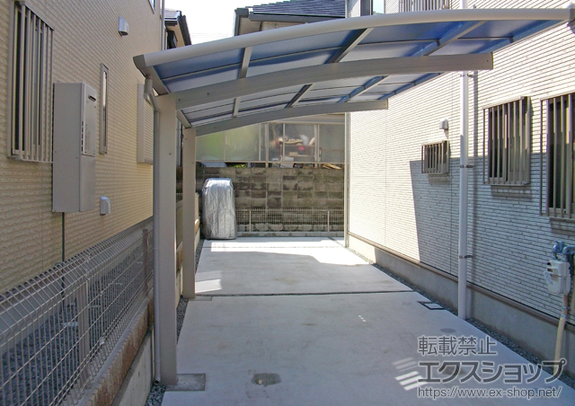 大阪府箕面市ののカーポート レイナポートグラン　積雪〜20cm対応 施工例