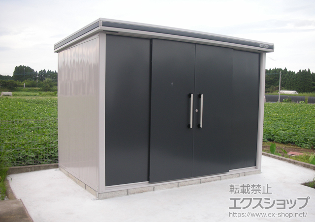 宮崎県東諸県郡国富町のの物置・屋外倉庫 エルモ 一般型（LMC-2918GL ） 施工例