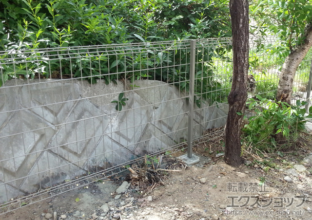 福島県会津若松市ののフェンス・柵 ハイグリッドフェンスUF8型 施工例