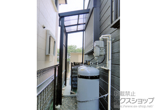 岐阜県大垣市のLIXIL リクシル（トステム）のストックヤード フリーヤード　オープンタイプ 積雪〜20cm対応 施工例