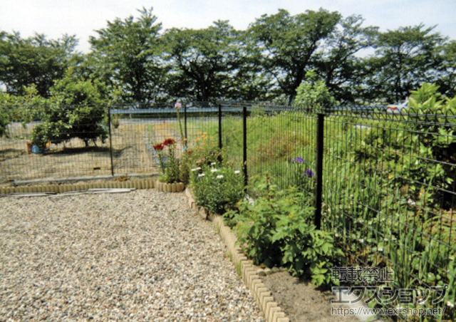 岐阜県大垣市ののフェンス・柵 メッシュフェンス G10 施工例