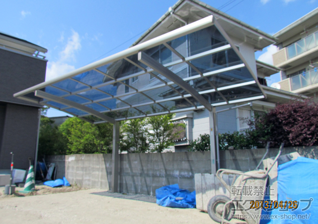 福岡県筑紫郡那珂川町ののカーポート プレシオスポート 積雪〜20cm対応 施工例