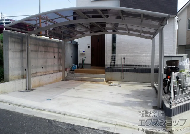 神奈川県横浜市のYKKAPのカーポート レイナツインポートグラン　積雪～20cm対応 施工例