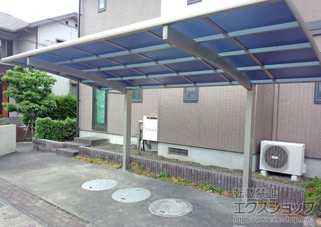 静岡県焼津市ののカーポート プレシオスポート 積雪〜20cm対応 施工例