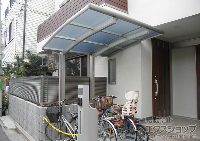 東京都杉並区ののサイクルポート・駐輪場 レイナポートグランミニ 積雪〜20cm対応 施工例