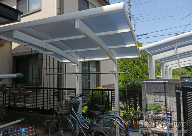 千葉県千葉市ののサイクルポート・駐輪場 レイナポート ミニ 積雪〜20cm対応 施工例