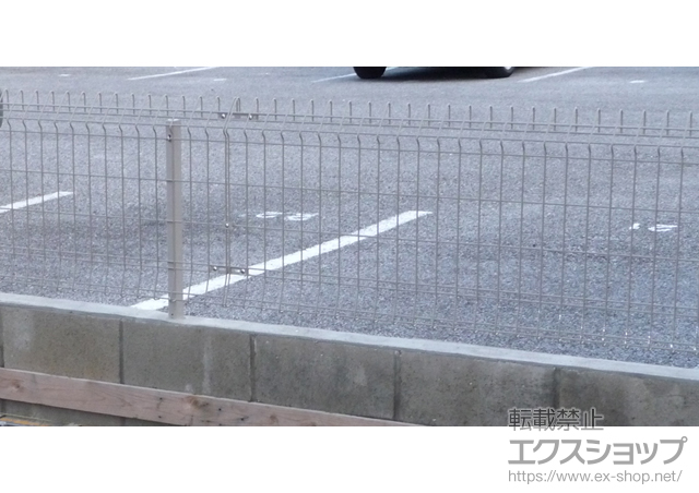 埼玉県川口市ののフェンス・柵 メッシュフェンス G10-R 施工例