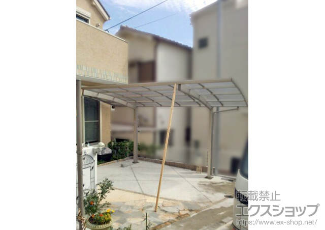 兵庫県神戸市ののカーポート レイナポートグラン　積雪〜20cm対応 施工例