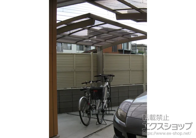 ��ʌ�����s��LIXIL ���N�V���i�g�X�e���j�̃T�C�N���|�[�g�E���]�Ԓu���� �J�[�u�|�[�g�V�O�}III �~�j �{�H��