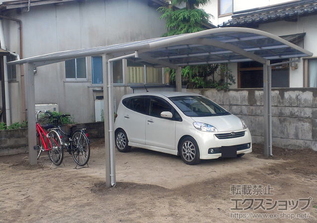 島根県出雲市ののカーポート レイナツインポートグラン　積雪〜20cm対応 施工例