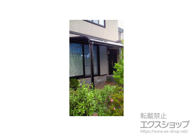 鹿児島県指宿市ののテラス屋根 ヴェクターテラス R型 テラスタイプ 単体 積雪〜20cm対応 施工例