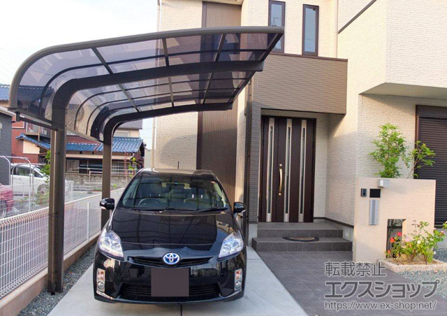 兵庫県高砂市のLIXIL リクシル（トステム）のカーポート テールポートシグマIII 積雪〜30cm対応 施工例