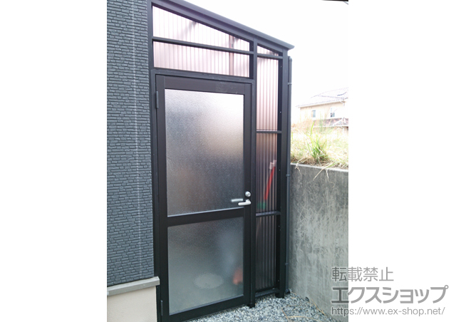 広島県福山市ののストックヤード ストックヤードII 片側ドア付きタイプ 施工例