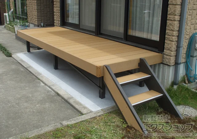 ��ʌ��u�؎s��LIXIL ���N�V���i�g�X�e���j�̃E�b�h�f�b�L ���R�X�e�[�WII+�X�e�b�v3�i �{�H��