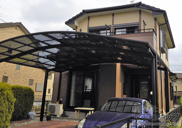 愛知県海部郡甚目寺町ののカーポート レイナツインポートグラン　積雪〜20cm対応 施工例