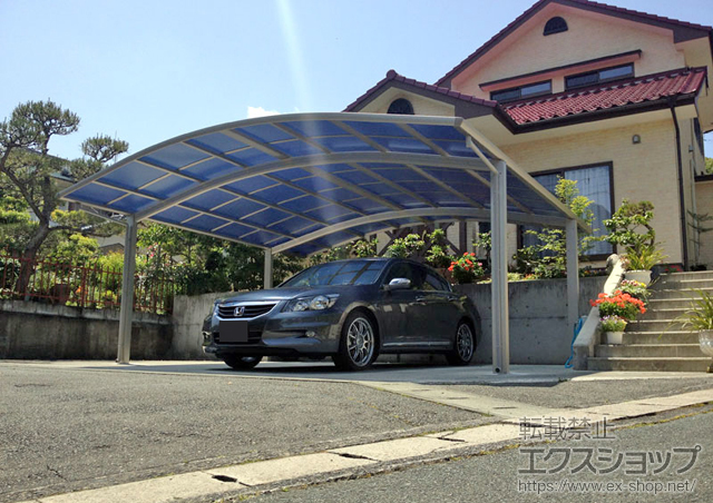 愛媛県大洲市ののカーポート レイナツインポートグラン　積雪〜20cm対応 施工例