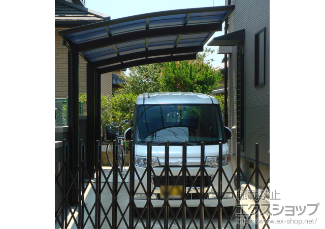 茨城県下妻市ののカーポート レイナポートグラン 延長　積雪〜20cm対応 施工例