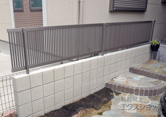 大阪府高槻市ののフェンス・柵 シャレオR2型フェンス 施工例