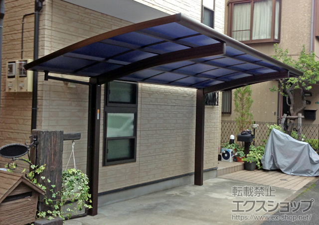 埼玉県新座市ののカーポート プレシオスポート 積雪〜20cm対応 施工例