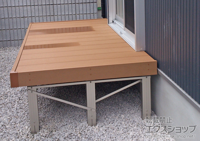 高知県高知市ののウッドデッキ リウッドデッキ 200 施工例