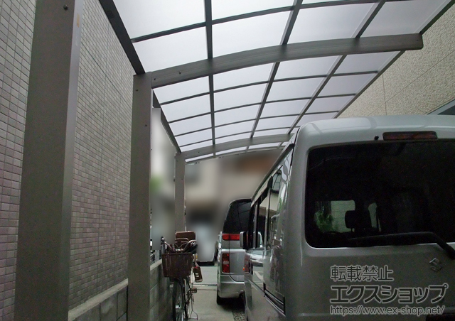 大阪府大阪市ののカーポート レイナポートグラン 延長　積雪〜20cm対応 施工例