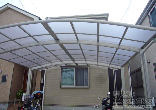 神奈川県綾瀬市ののカーポート レイナツインポートグラン　積雪〜20cm対応 施工例