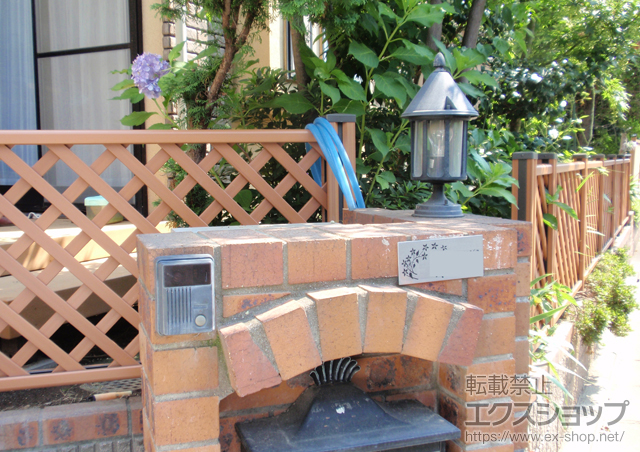 東京都西東京市ののフェンス・柵 ステイウッドフェンスM1型 間仕切りタイプ 施工例