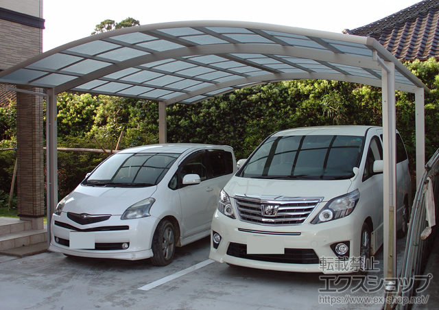 千葉県香取郡東庄町ののカーポート レイナツインポートグラン　積雪〜20cm対応 施工例