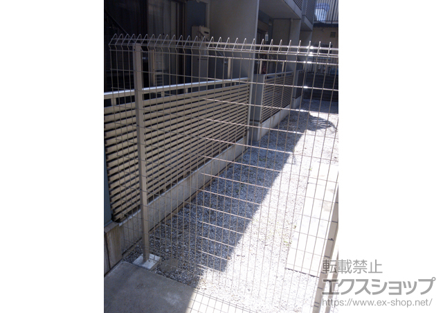 東京都板橋区ののフェンス・柵 メッシュフェンスG10 施工例