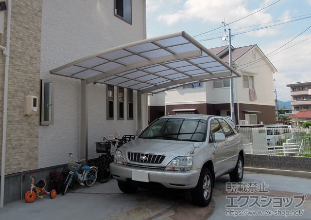 広島県広島市ののカーポート レイナポートグラン　積雪〜20cm対応 施工例