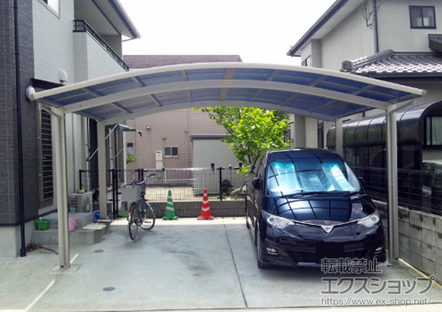 熊本県宇土市ののカーポート レイナツインポートグラン　積雪〜20cm対応 施工例